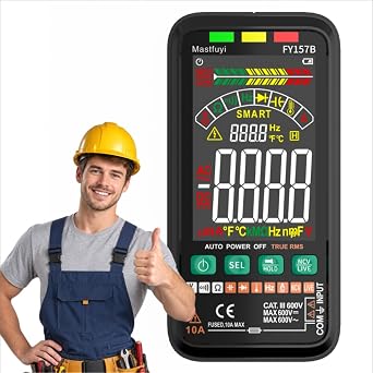 6000 Counts TRMS Digital Multimeter,Rechargeable Electrical Tester