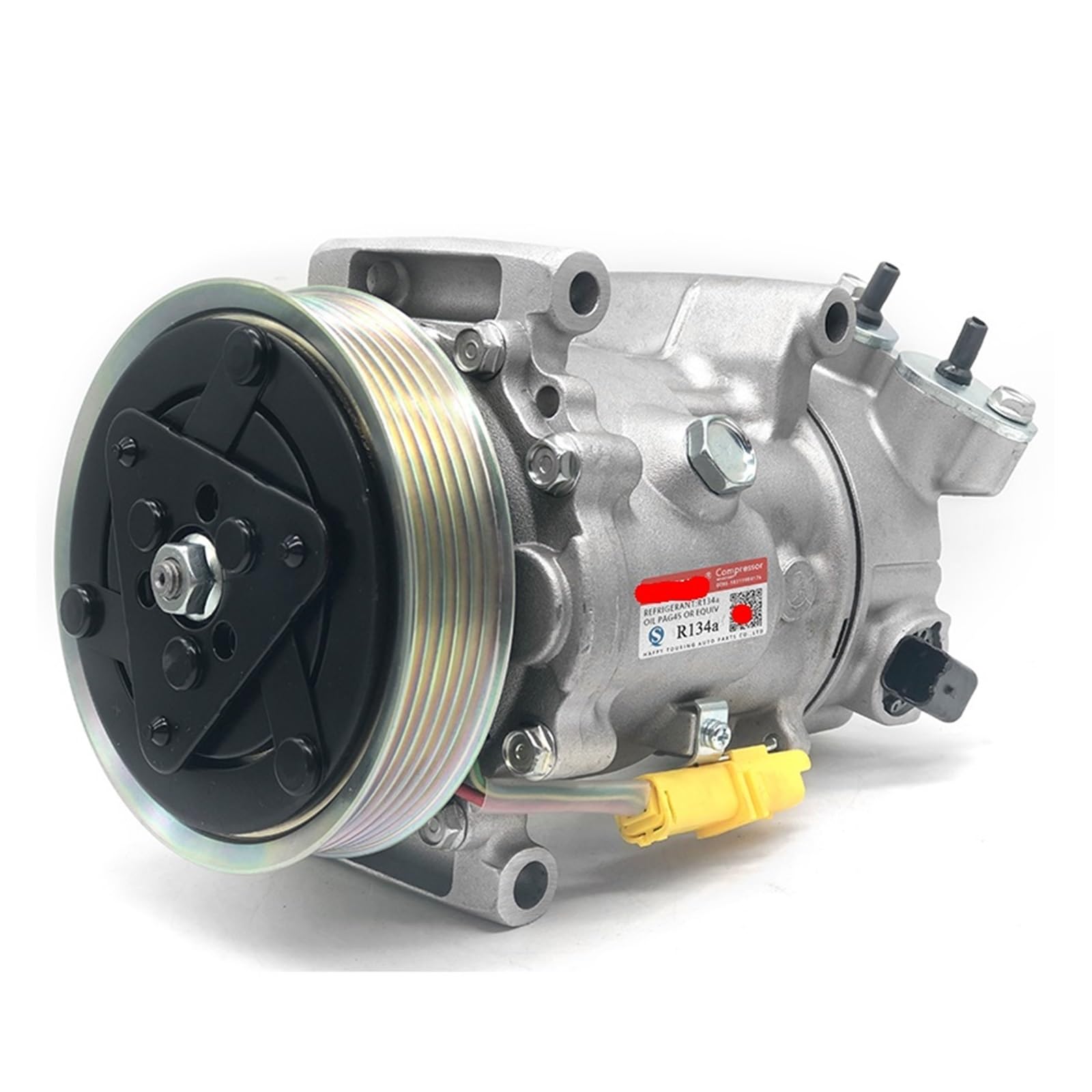 Sd6c12 AC Compressor，Compatible for Peugeot，207 307 408 for Citroen，C2 C4 9659875780 6453QJ 6453QK 6453WK 6453WL 96519109 96598757 9678656080，Cooling Compressor