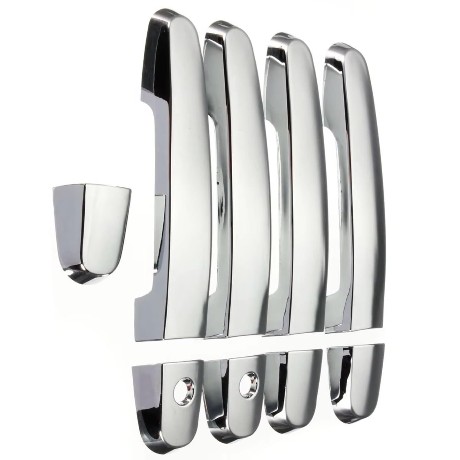 IUYHGTR Car Exterior Door Handle Compatible with Toyota for Yaris 2007-2011 for 4Runner 2003-2009 Car Exterior Side Door Handle Cover Decoration Replacement
