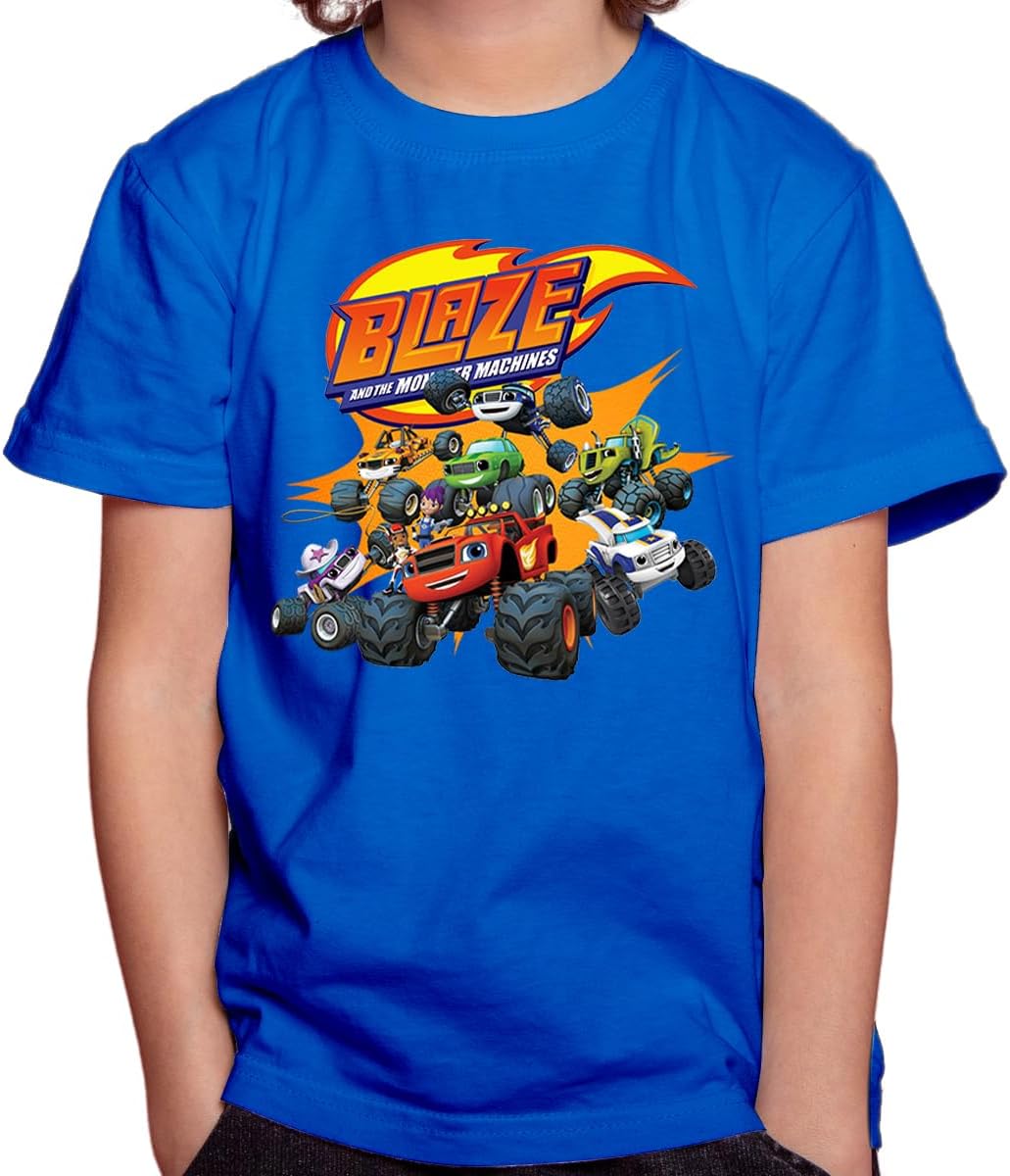 Camiseta Camisa Infantil Juvenil Menino Menina Blazze The Monster Machine Mod-01