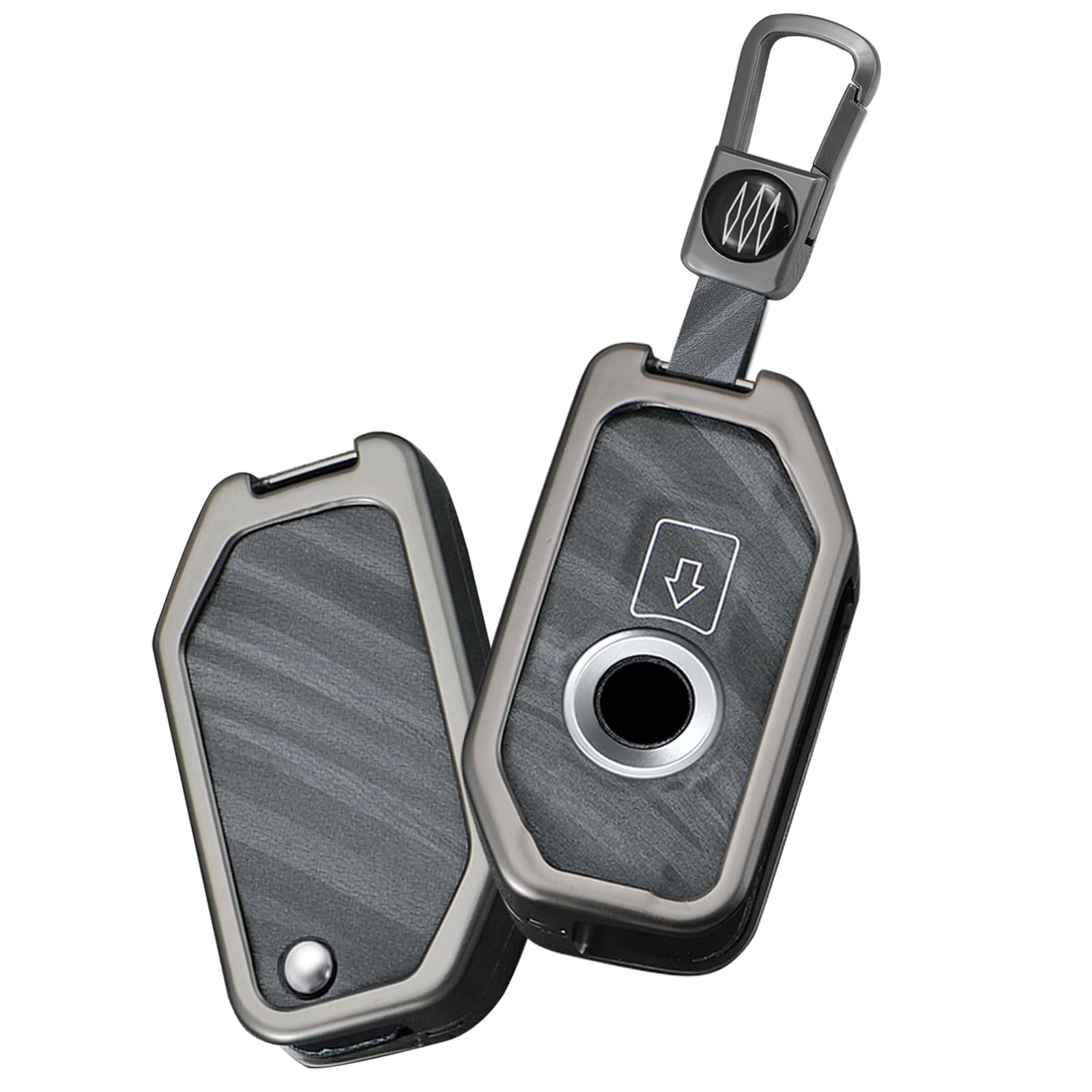 PVC Leather Key Fob Cover Case with Keychain Fit For BMW Motorcycle F750GS F850GS K1600 K1600GTL R1200GS R1250GS