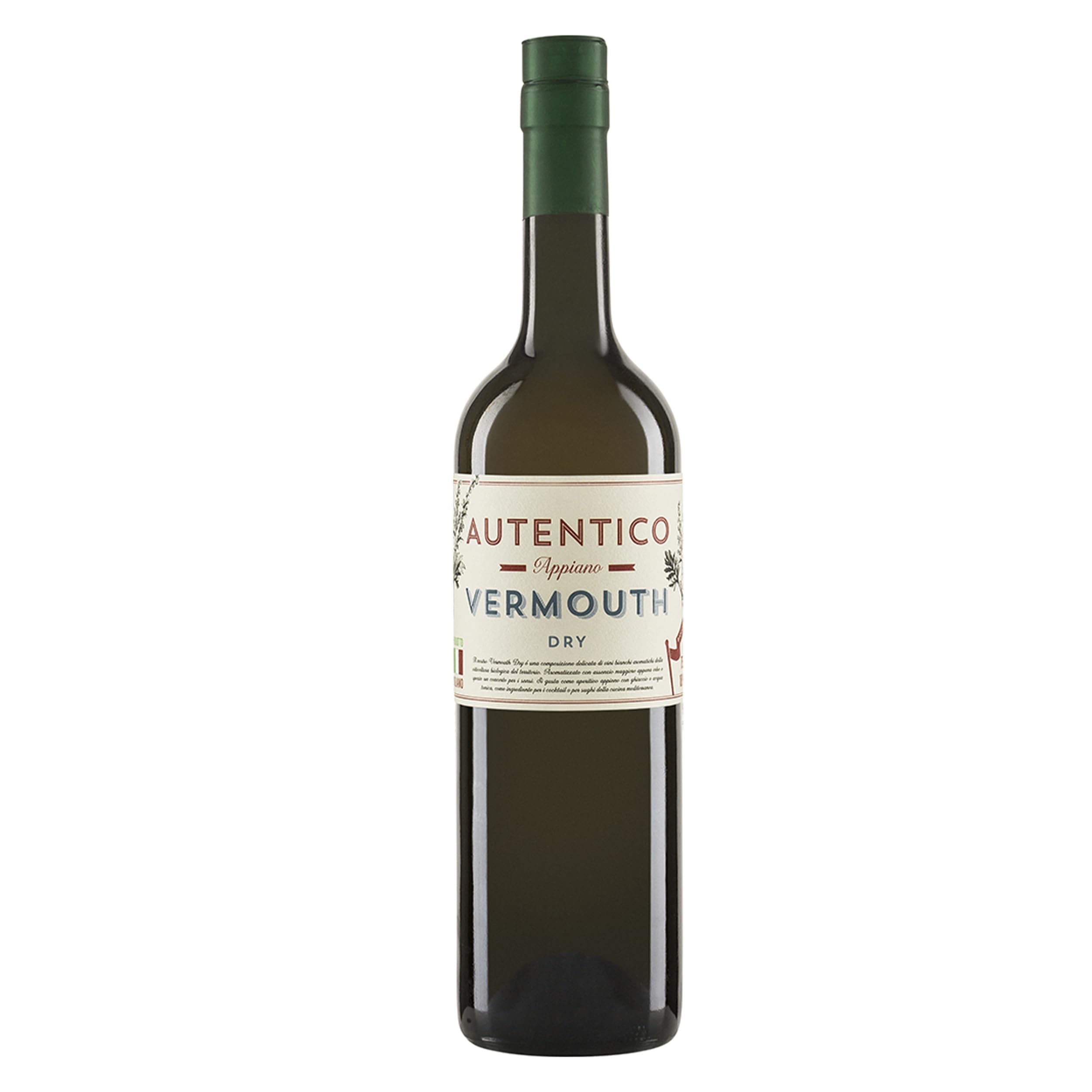 AUTENTICO Appiano Vermouth Dry Trocken Italien BIO inkl. FeinWert E-Book (12 x 0.75l)