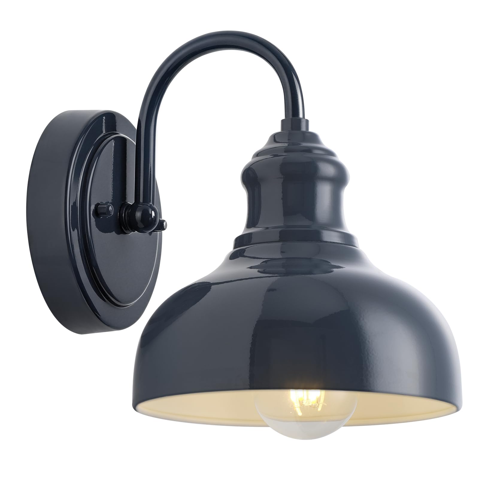 Photo 1 of GOALPLUS 7" Dome Barn Light Outdoor Wall Sconce