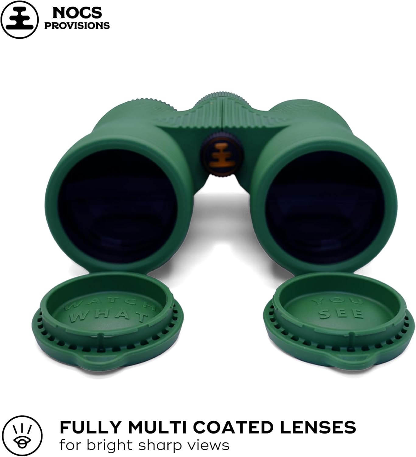 Nocs Provisions Field Issue Compact 8x42 Waterproof Binoculars, Shockproof, Fogproof, 8X Magnification, Bak4 Prism, Multi-Coated Lens, Adults & Kids, Wildlife Viewing, Bird Watching, Hunting & Hiking