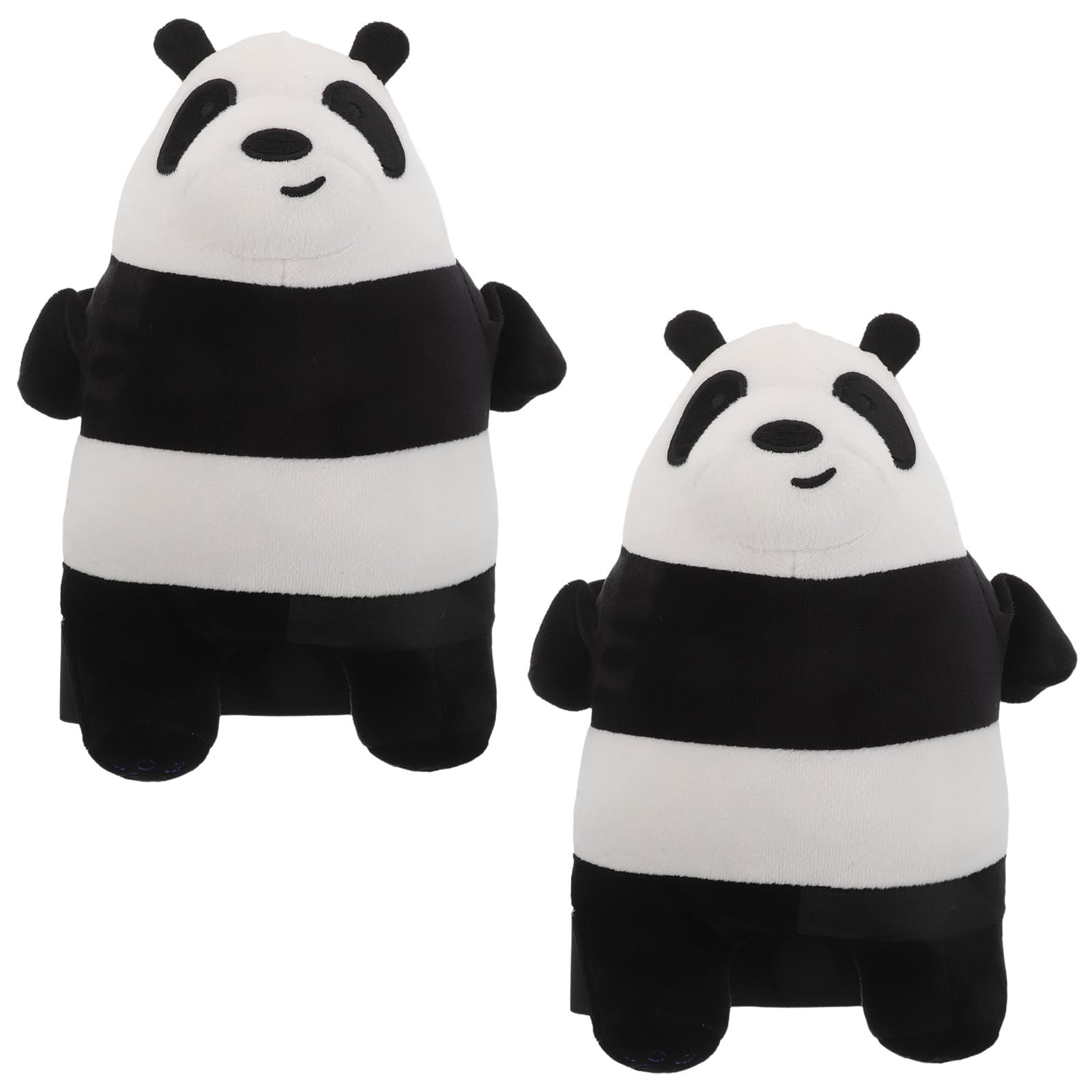 Kichvoe Ginocchiere da Sci Panda in Peluche 1 Paio per Ragazzi | Regolabili Cinghie, Alta Resistenza All’abrasione, per Sci e Skating, Protezione Outdoor