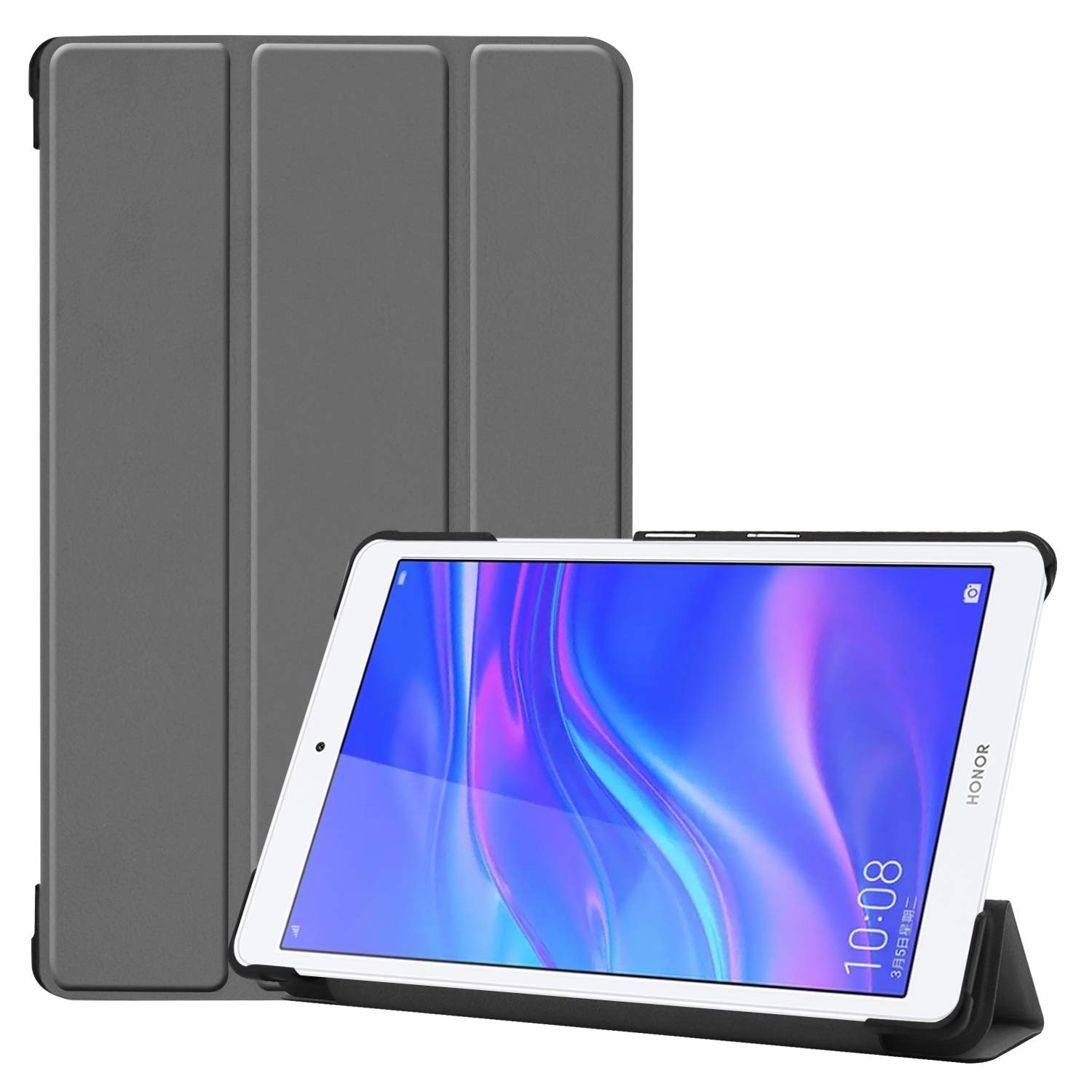MediaPad M5 lite 8 LTEモデル　純正保護カバー付き Amazon.co.jp: Duanr Huawei MediaPad M5 lite 専用ケース カバー JDN2