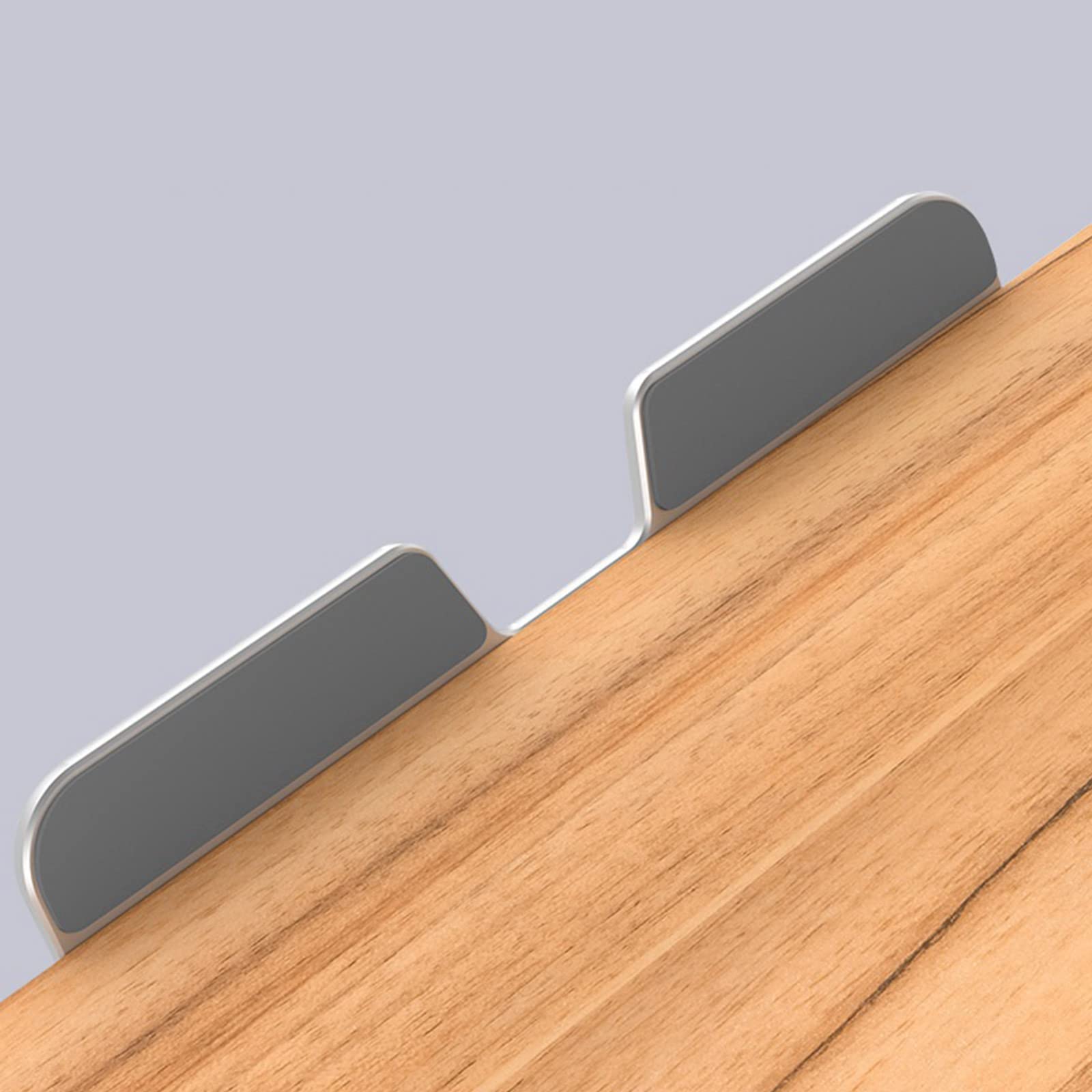 Soporte de madera para laptop, altura ajustable, soporte ergonómico para cama, para tableta, portátil, de madera de 12 a 17 pulgadas