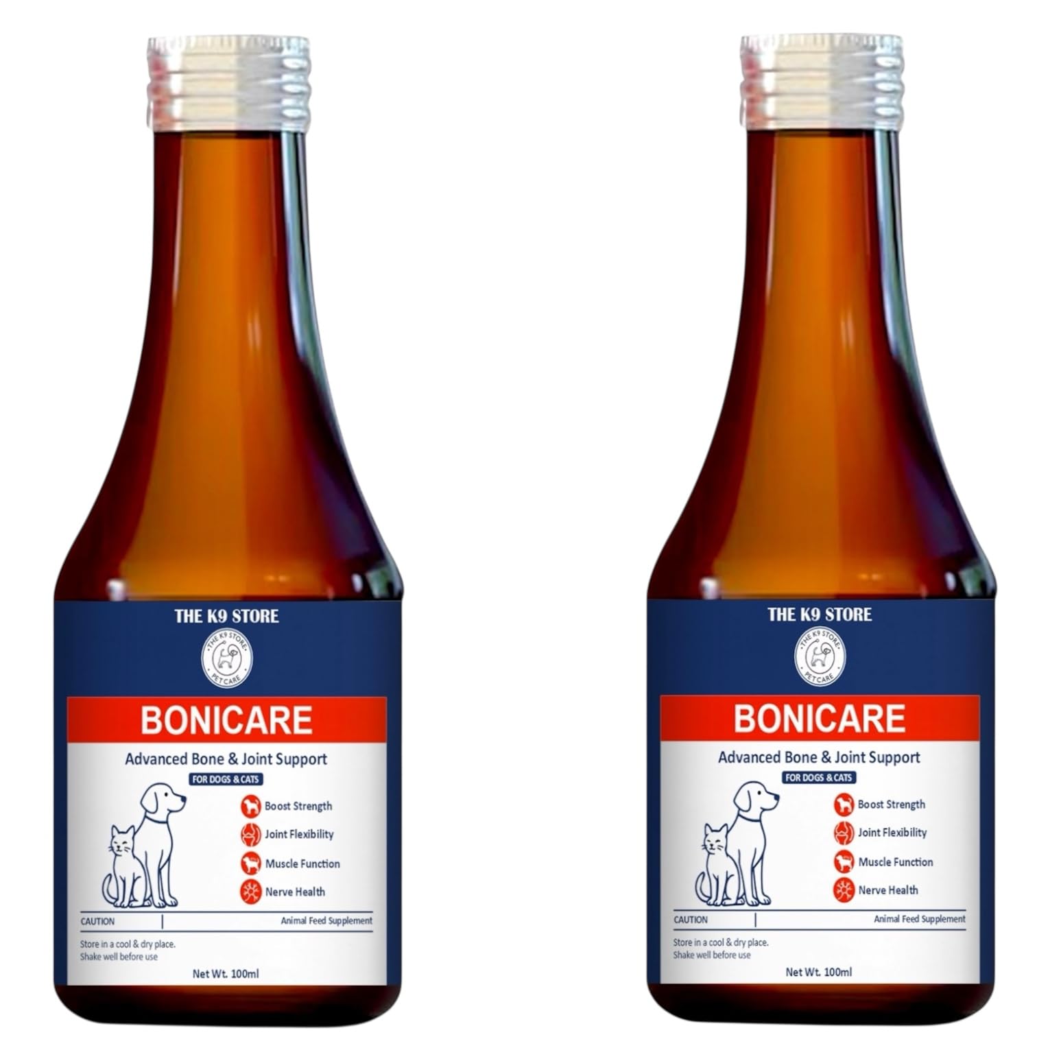 Bonicare Calcium Supplement for Dogs & Cats | Bone & Joint Support Syrup with Vitamins A, D3, B12 & Manganese | Supports Healthy Growth, Mobility, Muscle & Overall Pet Wellness | 100 ML — Amazon image 11
