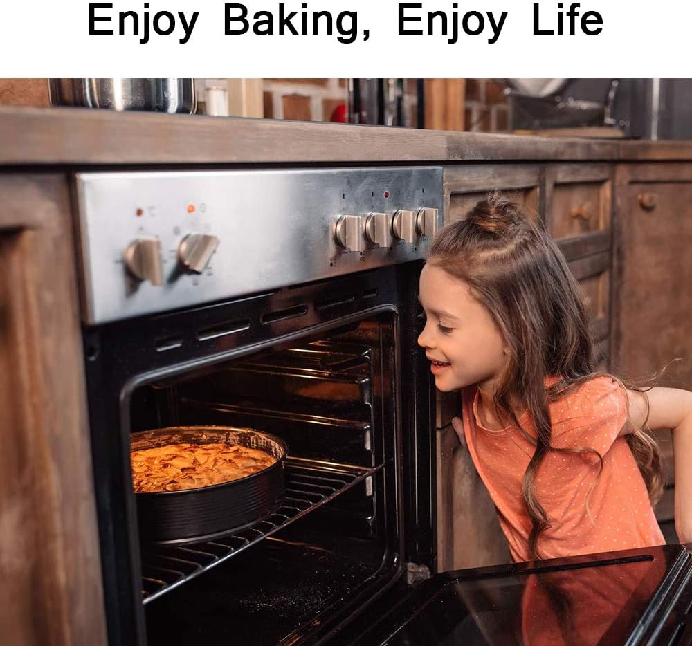 120 PCS Precut Circle Cake Pan Liners Rounds, 6/8/9 Inch Non Stick Parchment Paper Sheets for Baking Cakes,Dutch Oven, Air Fryer with Easy Lift Tabs (White) - Image 5