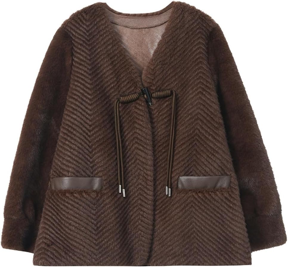 Winter Coat, Mom Women's Loose Oversized Thickened