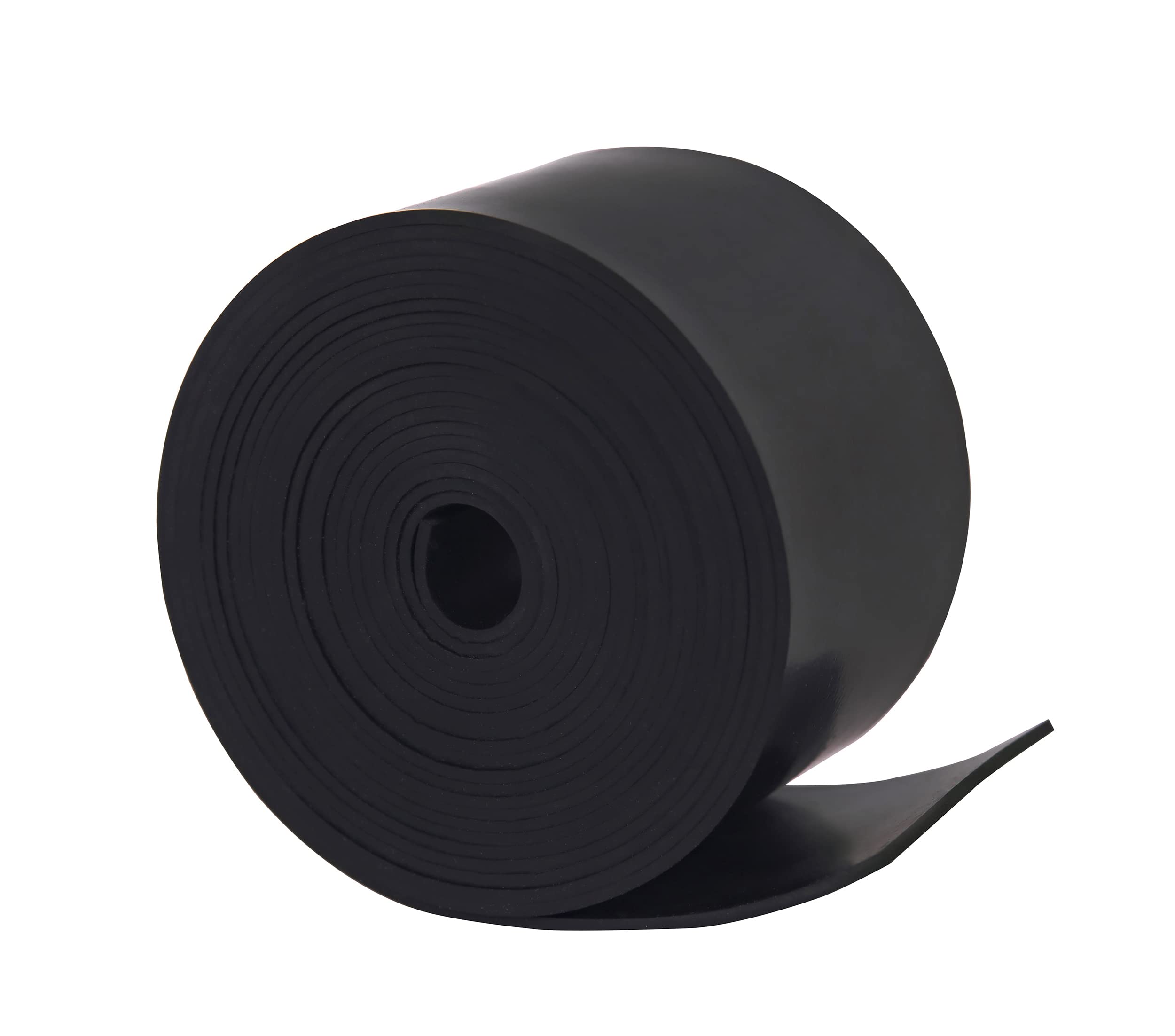 Neoprene Rubber Sheet Solid Rubber Strips Roll PadInsulation for Weather Stripping, Gasket, Shield, Costume, Seal, DIY (1/16" (.062") Thick, 2" Wide X 10' Long)