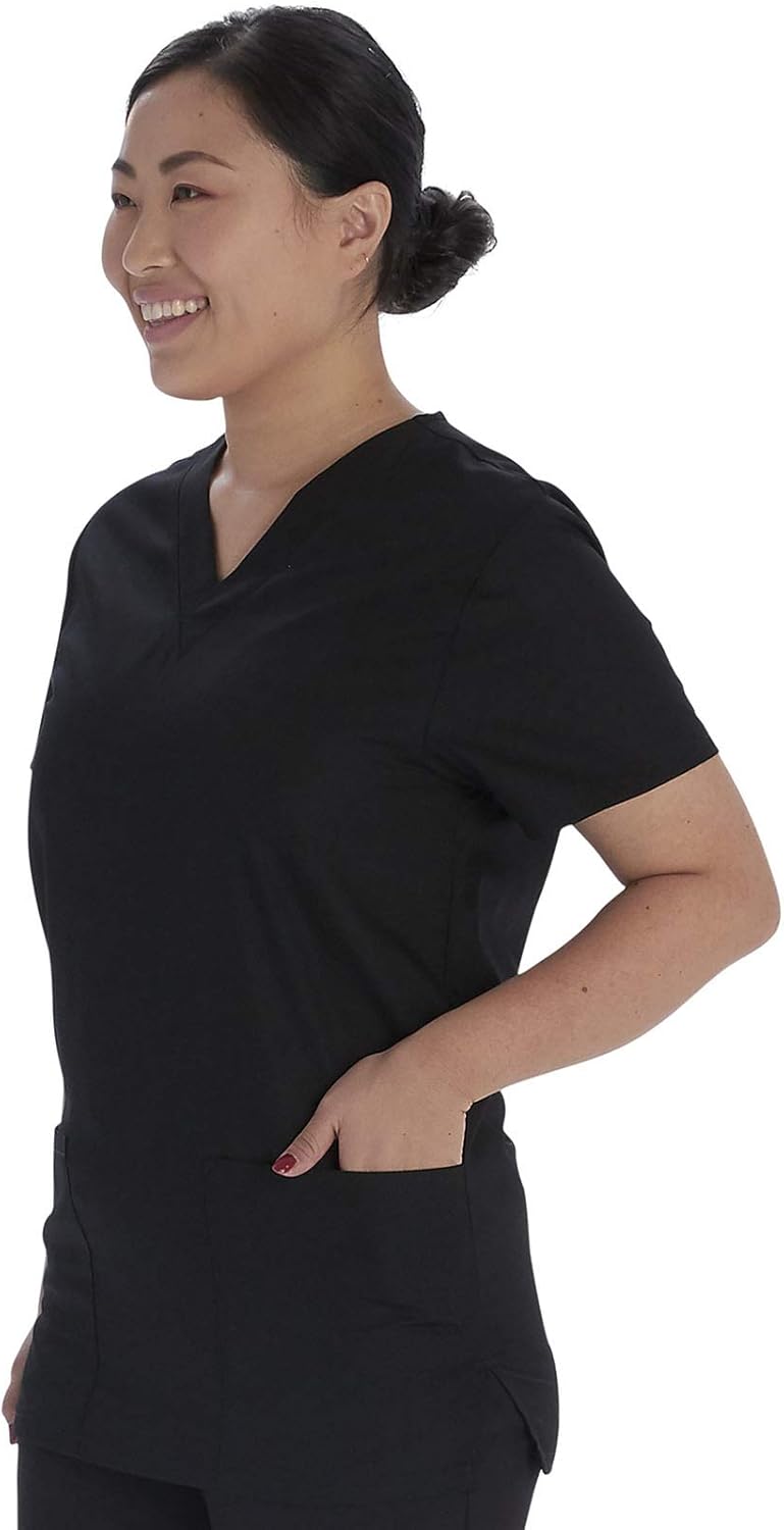 Vital Threads Men and Women Scrubs Set V-Neck Top & Drawstring Pant VT526C