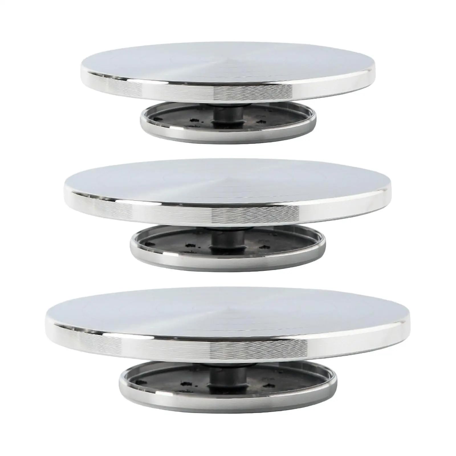 Dwustronne koło garncarskie, ceramiczny gramofon 15 cm do modelarstwa i rzeźbienia, narzędzie artystyczne ze stopu aluminium dla rzemieślników ceramicznych i artystów