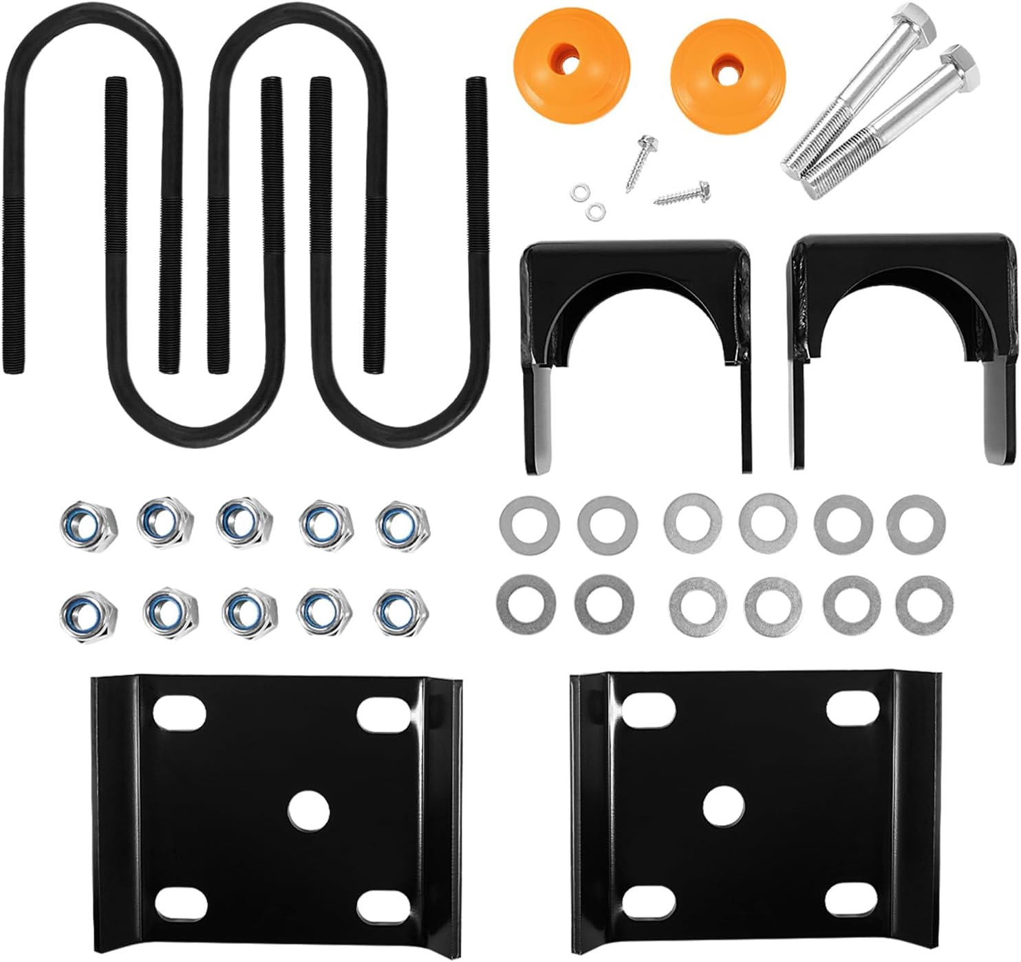 6" Rear Axle Flip Kit For Chevy Silverado GMC C1500 1988-1998 Pickup Truck Lowering Drop Kit