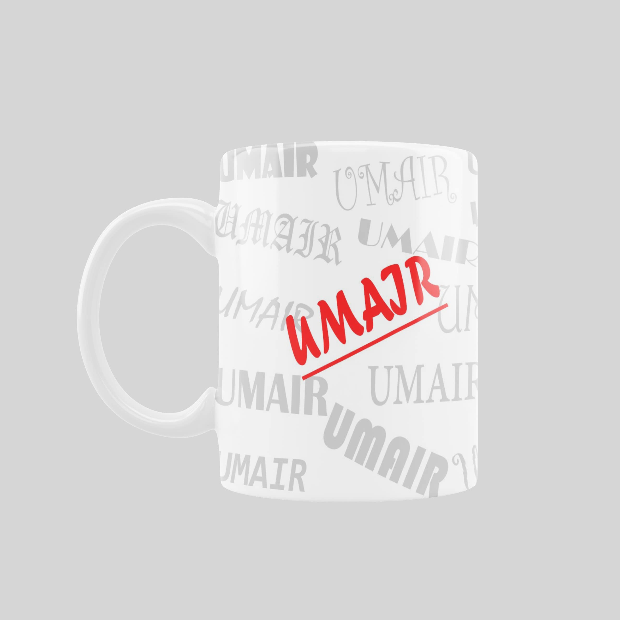 Mist-5 Designer Printed Coffee Mug with Heavy Duty Handle 11oz Ceramic Personalised Gift Mugs Cup [Microwave Safe & Dishwasher Proof ] - UMAIR