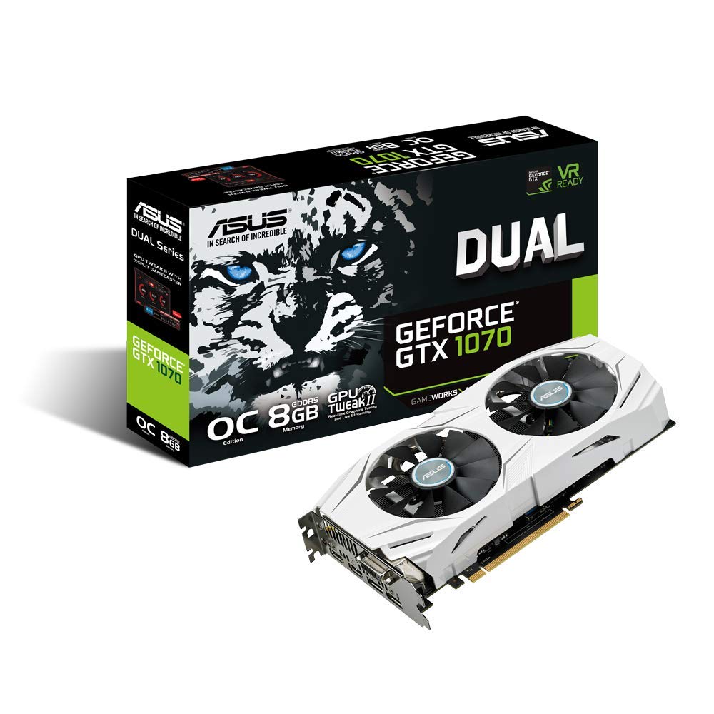 Asus Geforce Gtx 1070 8gb Dual Oc Overclocking Amazon.in: Buy ASUS Dual series GeForce® GTX 1070 OC edition 8GB GDDR5