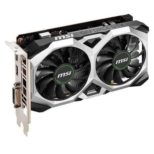 MSI Gaming GeForce GTX 1650 128-Bit HDMI/DP/DVI 4GB GDRR6 HDCP Support DirectX 12 VR Ready OC Graphics Card (GTX 1650 D6 Ventus XS OCV1)