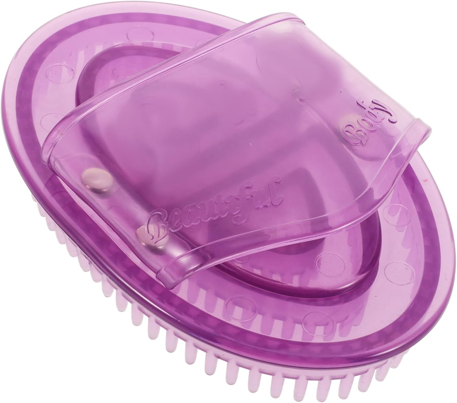 Meridians Massage Brush Silicone Body Massage Tool for Full Body Relaxation for Thighs Neck and Back Practical for Friends Enhances Blood Flow and Acupressure