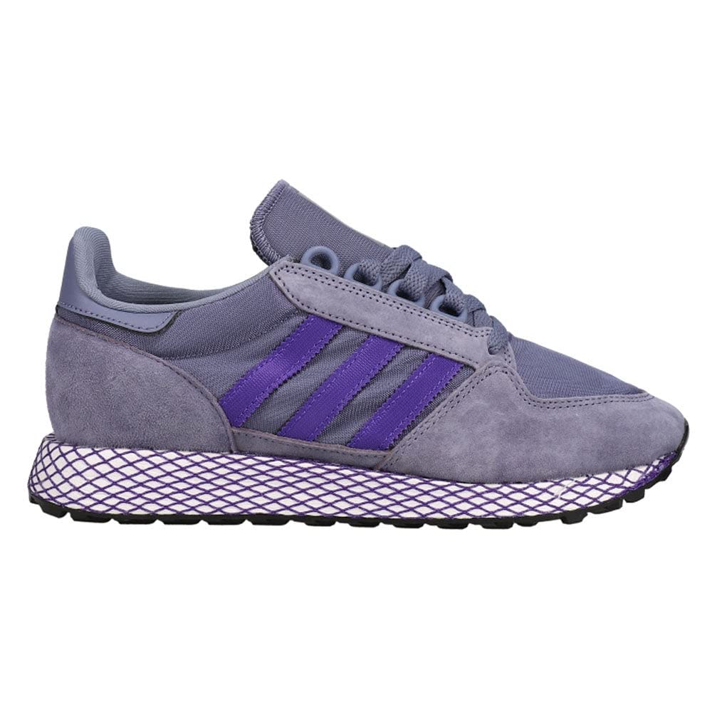 Adidaswomens Forest Grove Lace Up Sneakers Shoes Casual Blue Size