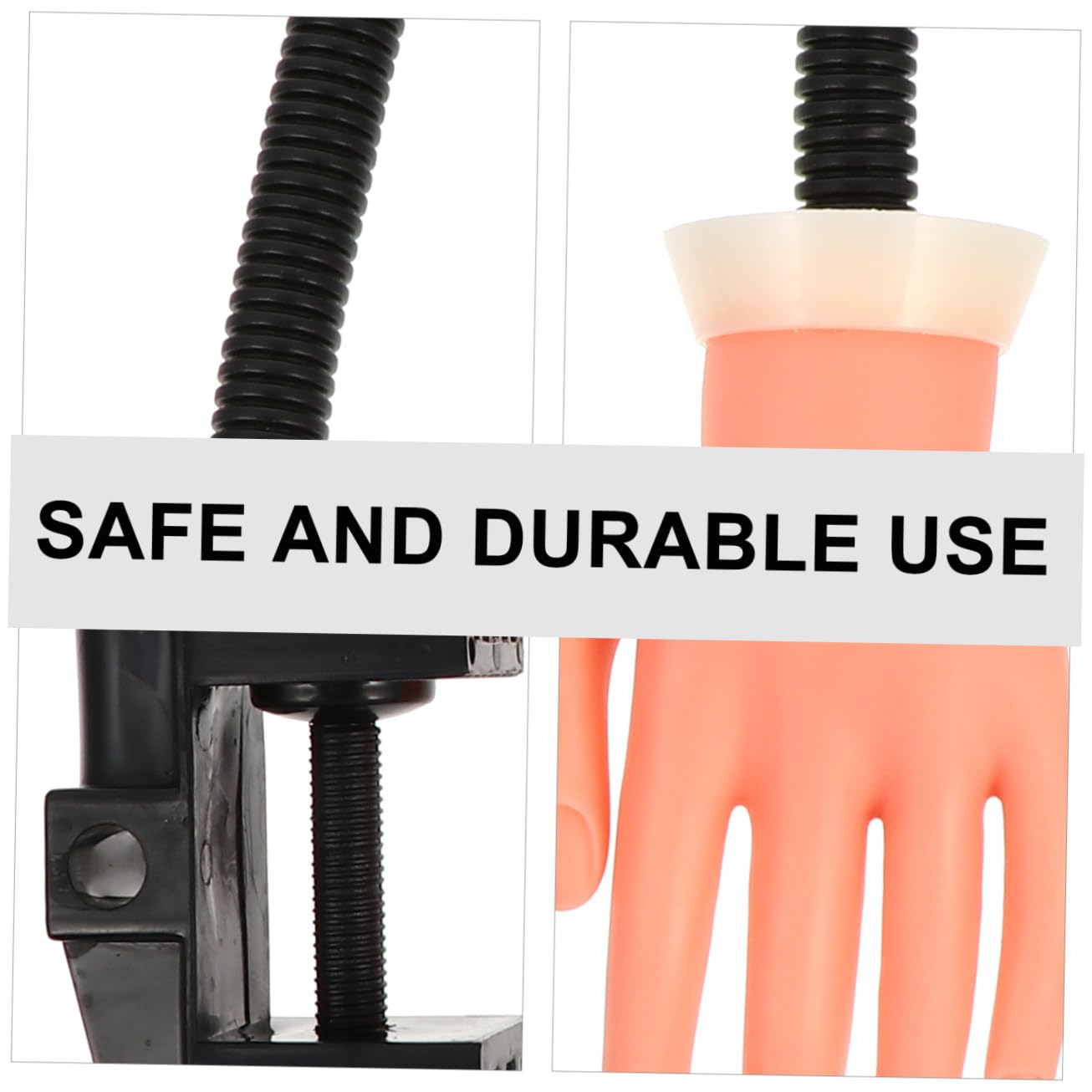 Manicure Practice Hand Model with Movable Fingers Flexible Fake Hand for Nail Training and Practice for Nail Art Beginners and Professionals