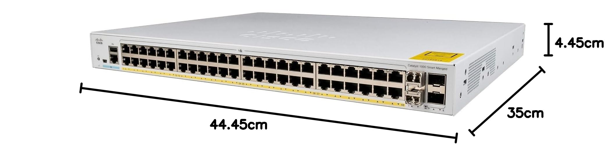 Amazon.co.jp: Cisco Catalyst 1000-48FP-4G-L ネットワークスイッチ