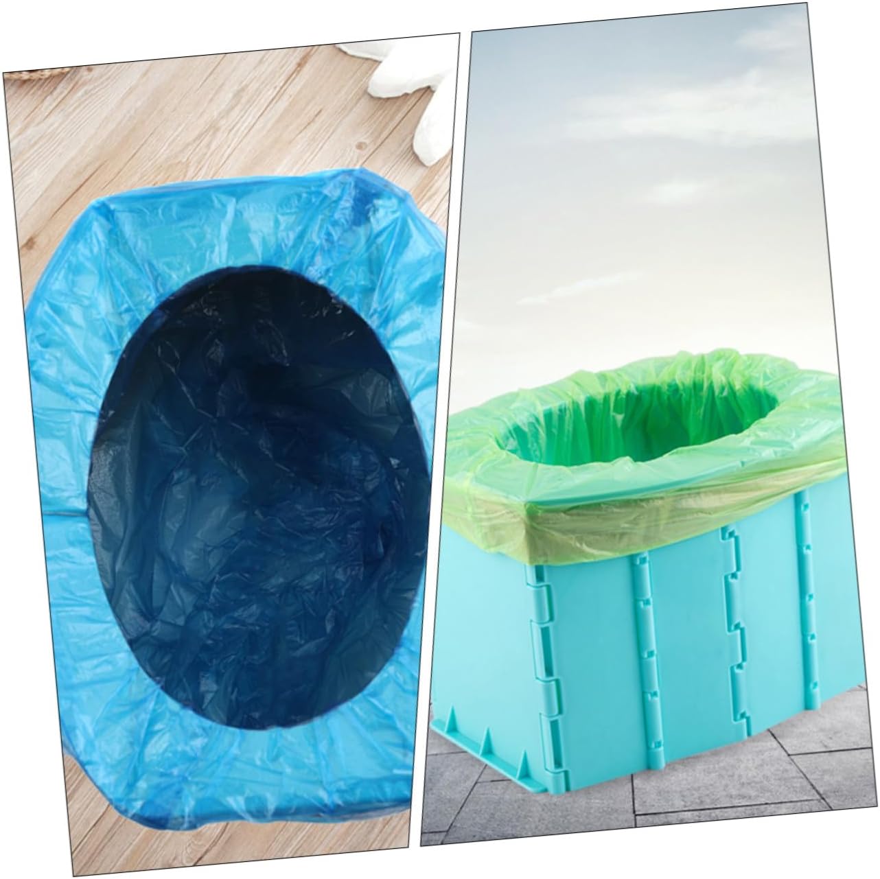 Milisten Portable Boy Girl Travel Potty Trainer Super Potty Seat Collapsible Stool Boy Girl Toilet for Car Outdoor