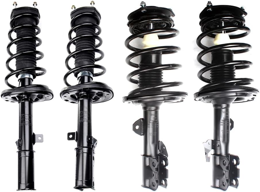 Struts Complete Struts Spring Assembly Front & Rear Struts Shock FWD Fit for 2004 2005 2006 for Lexus ES330,2004 2005 2006 for Toyota Camry,2004 2005 2006 for Toyota Solara Set of 4