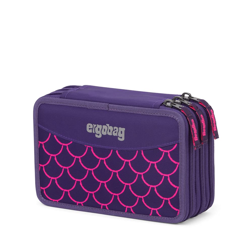 ergobag Lyra Buntstifte und Filzstifte, Münzfach, Lineal, Schere, 40 Stück