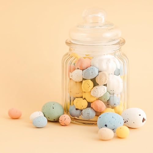 Miniatura 4 de TOPZEA Paquete de 12 tarros de vidrio con tapas herméticas, recipientes de vidrio transparente de 8 onzas para especias de azúcar, tarro de