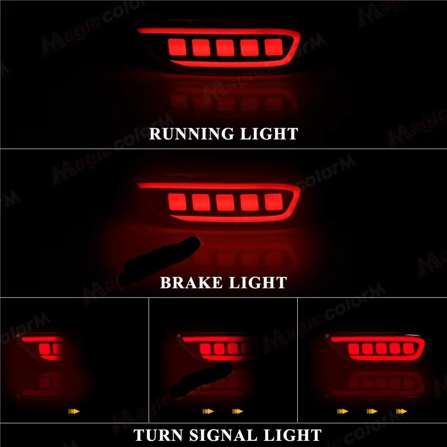 リアバンパーリフレクター Compatible With For Captiva 2008 2009 2010 2011 2012