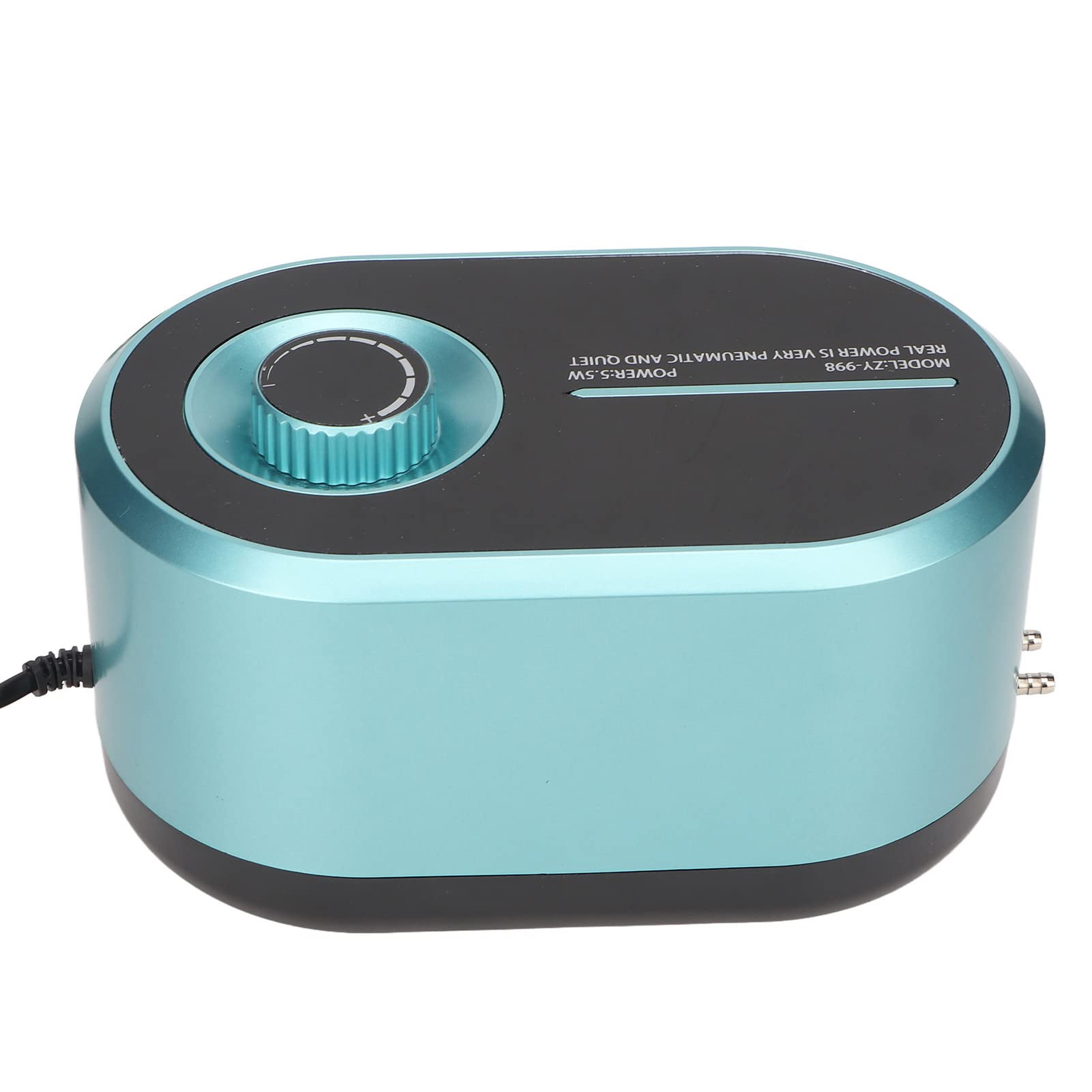 Bomba de Aire de Acuario, Bomba de Oxígeno de Tanque de Peces Ajustable Compacta para Estanque de Peces (Enchufe UE 220V 50Hz)
