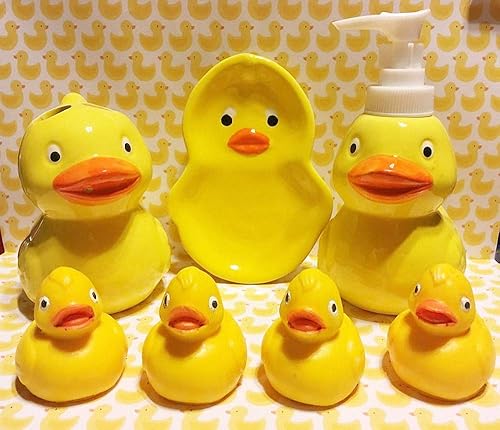 Miniatura 6 de Molde de jabón de pato de goma 3D, molde de silicona de pato amarillo para fondant de chocolate para baby shower, decoración de pasteles, velas,