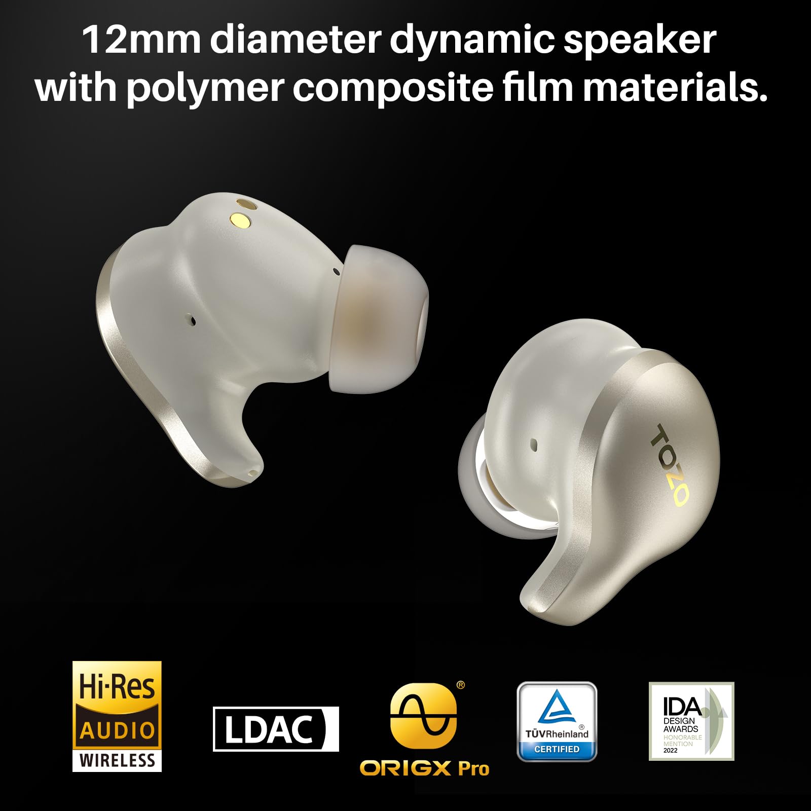 TOZO Golden X1 Wireless Earbuds Review and Deals - Dettaglio