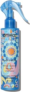 amika Hydro Rush Intense Moisture Leave-In Conditioner with Hyaluronic Acid for Dry Hair