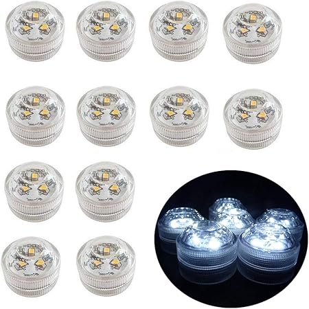 Bougie LED Submersible étanche Avec Télécommande - Pour Décoration De Fête, Centre De Table, Aquariums