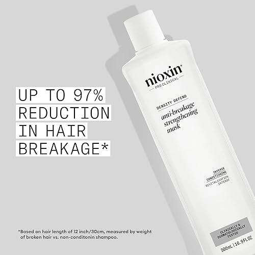 Miniatura 4 de Nioxin Máscara de densidad de protección profunda, cabello dañado y adelgazante, 16.9 oz