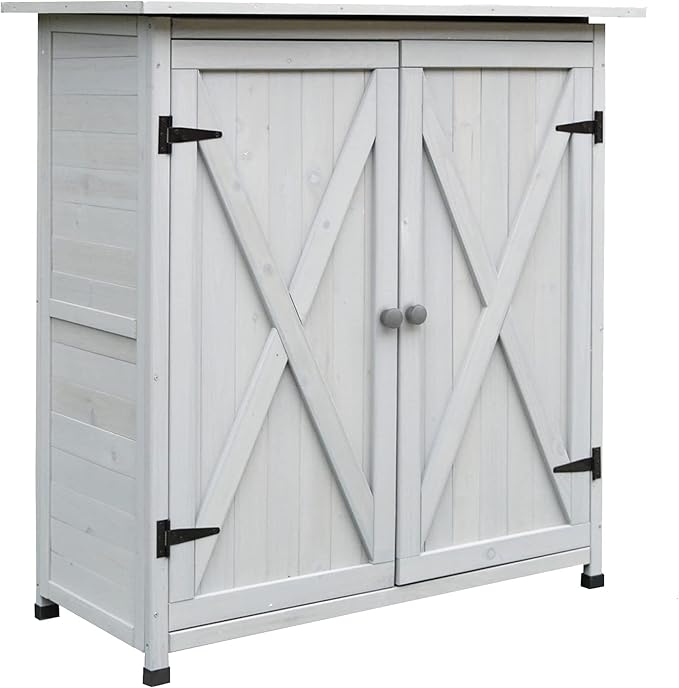 Outsunny Abri de Jardin Armoire de Jardin Remise pour Outils sur Pied