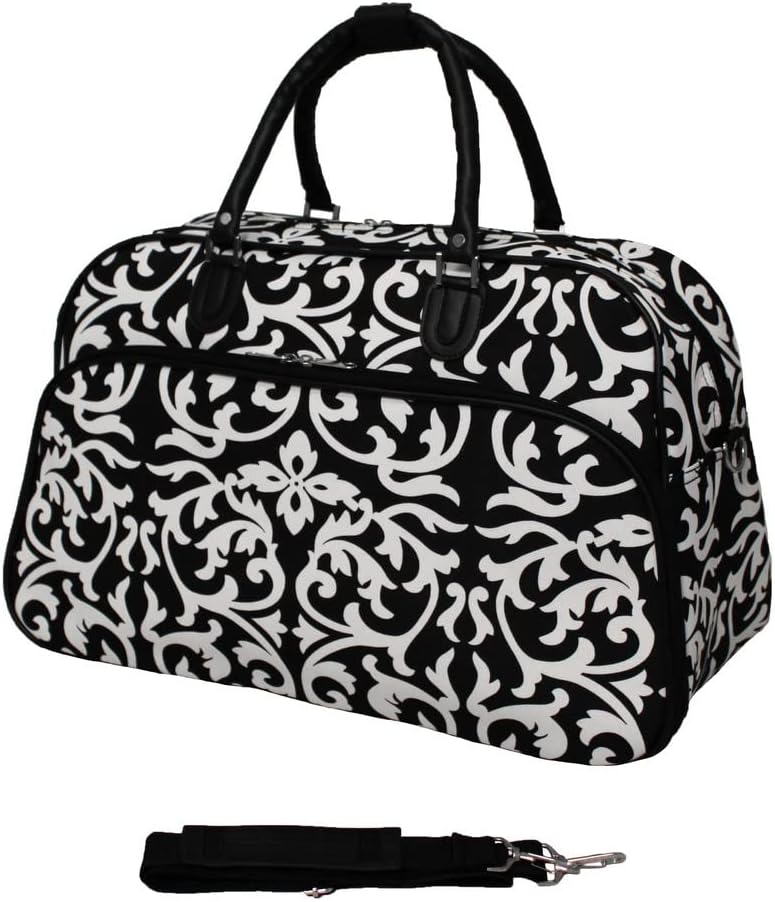World Traveler Prints 21-inch Carry-on Shoulder Duffel Bag
