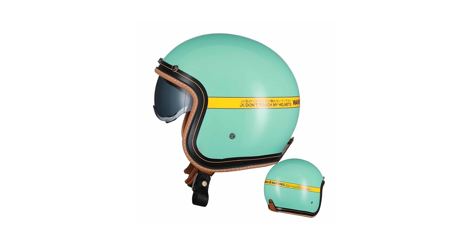 ｟装飾用｠クラシック　ヴィンテージ　ヘルメット　XL (訳あり品) ザワキタ 装飾用ビンテージゴーグル（丸型） ヘルメットのアクセントに