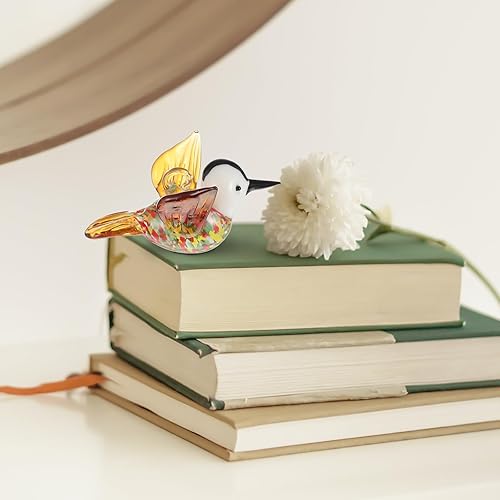 Miniatura 9 de Homoyoyo Decoración para el hogar, 2 piezas, hecha a mano, figura de cristal de colibrí, figura de cristal de colibrí, figura de cristal de colibrí,