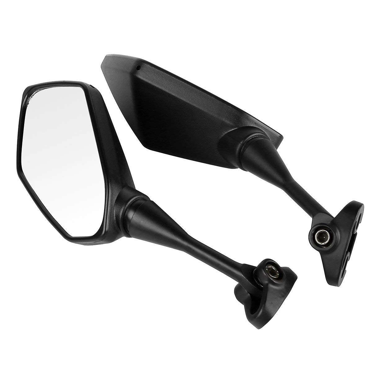 2 pieza motocicleta Espejo lateral Espejo retrovisor Espejo manillar espejo CBR 600 F4 F4i Negro