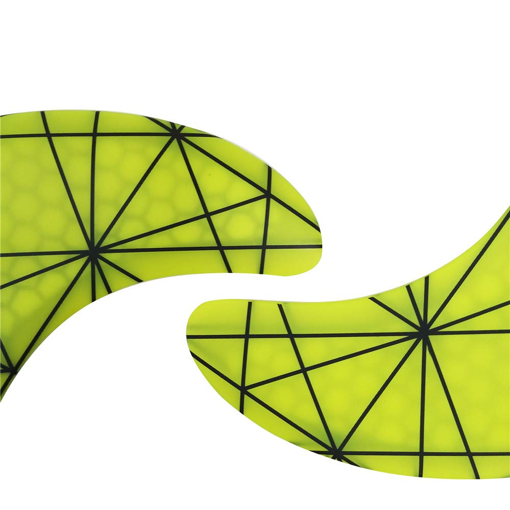 UPSURF Tabla de Surf FCS2 Aletas G5 Tres Aletas Panal+Fibra de Vdrio