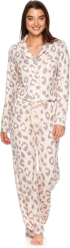 bebe Conjuntos de pijama para mujer, conjunto de pijama para mujer, pijamas para mujer, con logotipo, conjunto de pijama de manga larga para mujer