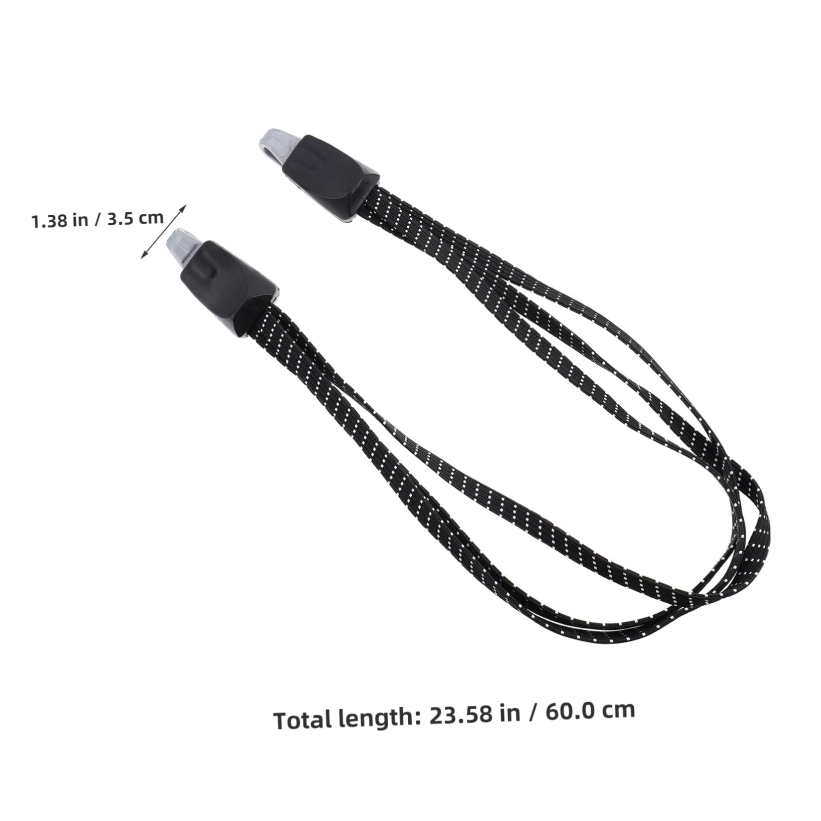 CALLARON Top Tube Bag Cycling Bike Luggage Straps White Bungee Cord Hooks Cargo Tie Down