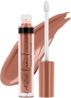 L.A. Girl Lumilicious Luminous Lipgloss, Peac...