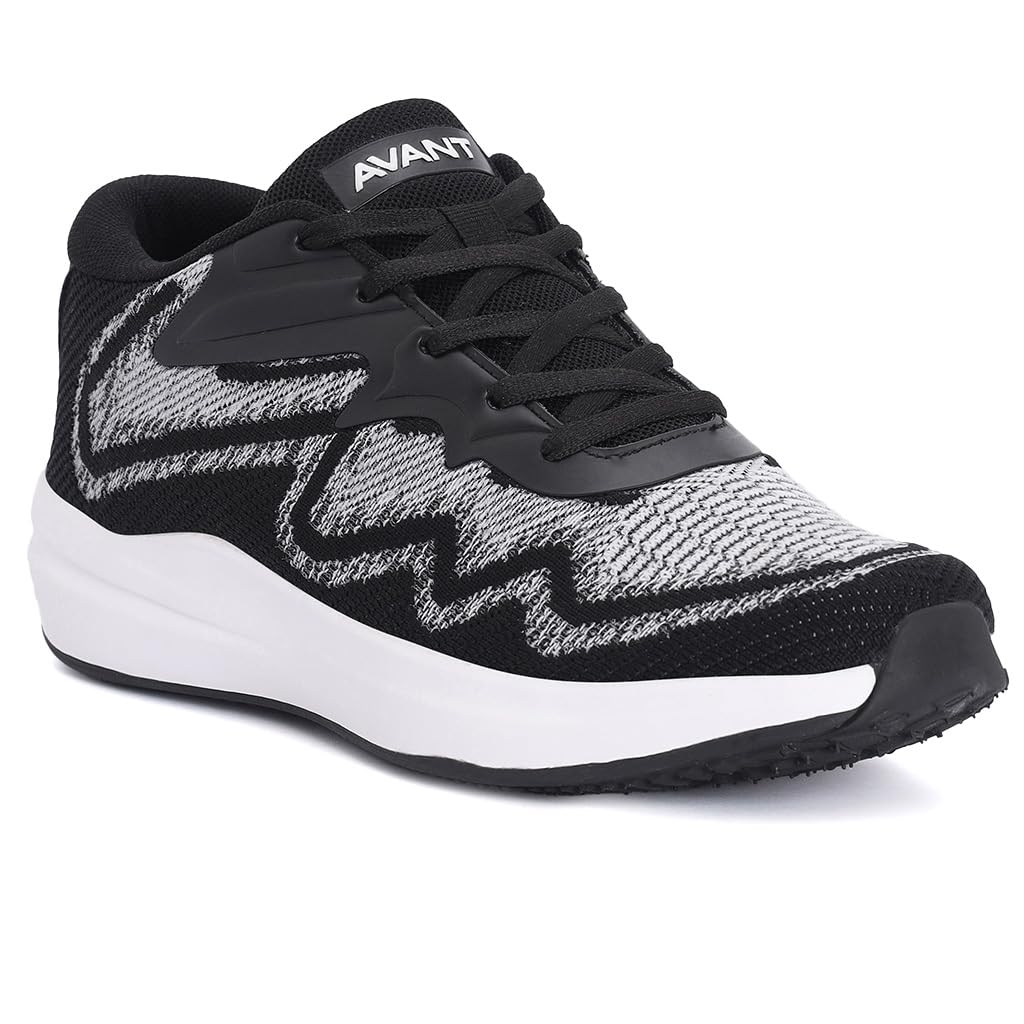 AVANT Mens GripUp Black/White Running Shoe - 7 UK (AVMSH126CL01UK7) (B0CT2ZY126) Amazon Price History, Amazon Price Tracker