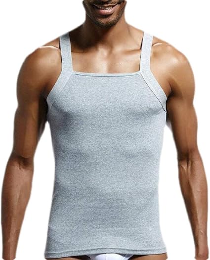 Men's G-Unit Style Tank Tops Square Cut 