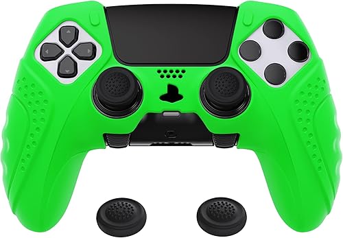 PlayVital Guardian Edition - Funda de silicona ergonómica antideslizante para controlador de borde ps5, protector de goma suave para controlador