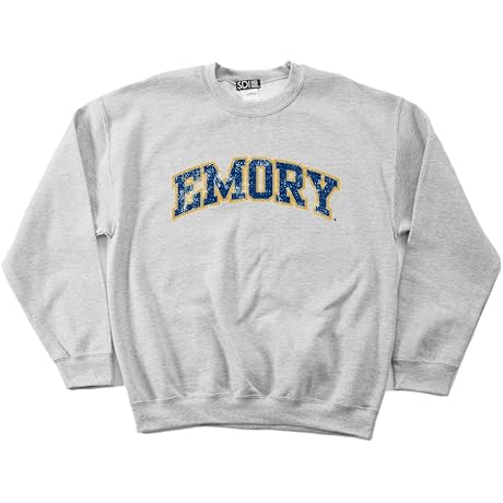 SDI Emory Eagles Vintage Arch Crewneck Sweatshirt