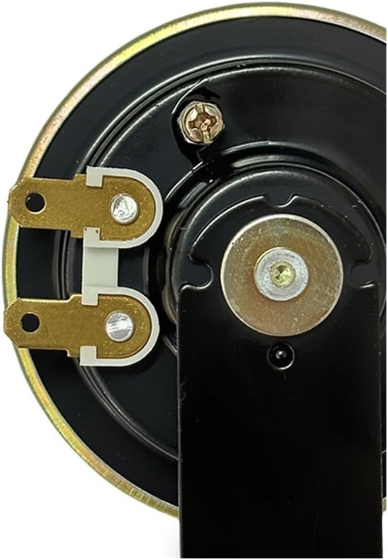 New 12V 24V 48V 60V Electric Car Scooter EBike Universal Motorcycle Snail Round Super Loud Waterproof Horn Kit 105DB 110DB Speakers(Snail hron 110DB 48V)